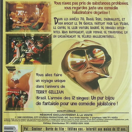 Las Vegas Parano DVD occasion – Johnny Depp – film culte psychédélique et satirique - DVD
