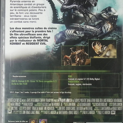 Alien vs. Predator - DVD Sanaa Lathan, Raoul Bova Film Science-Fiction d’Occasion - DVD