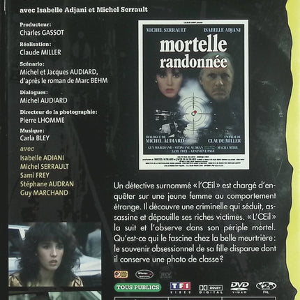 Mortelle Randonnée – Michel Serrault – DVD thriller culte Isabelle Adjani cinéma français - DVD