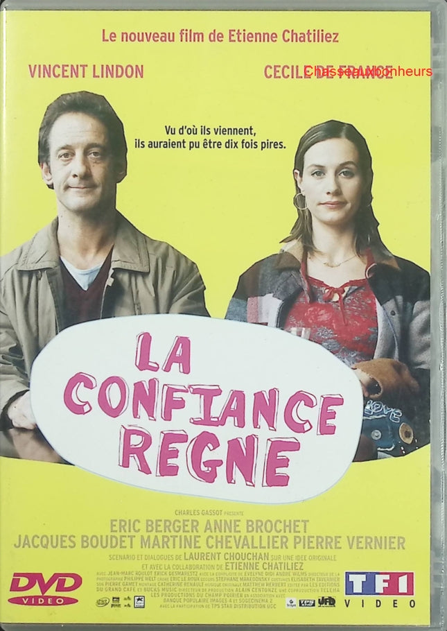 La Confiance règne – Vincent Lindon – DVD comédie française Cécile de France - DVD