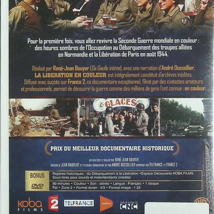 La Libération en couleur – René-Jean Bouyer – DVD documentaire historique Seconde Guerre mondiale - DVD