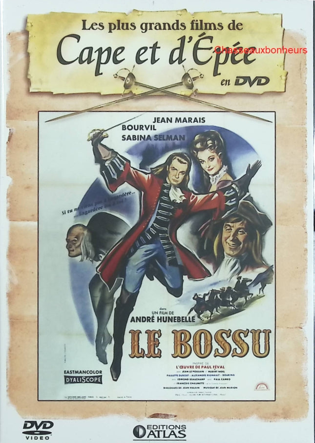 Le Bossu – Jean Marais – DVD film de cape et d’épée Bourvil aventure classique - DVD