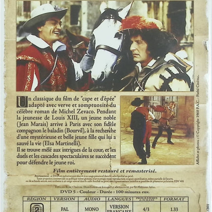 Le Capitan – Jean Marais – DVD film de cape et d’épée Bourvil aventure culte - DVD