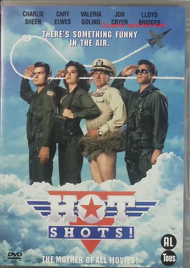 Hot Shots! – Charlie Sheen – DVD comédie parodie film culte aviation Top Gun humour absurde - DVD