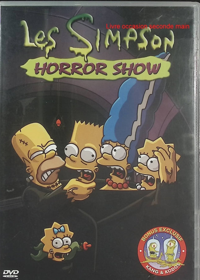 Les Simpson Horror Show DVD – Halloween, Bart, Homer, Marge – Série animée, humour, épisodes – DVD