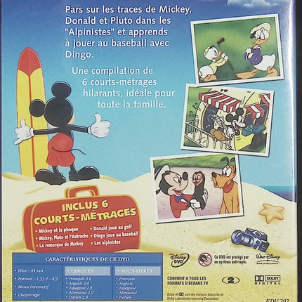 Mickey DVD – Un été de folie ! – Disney, dessin animé enfant, aventures, humour, famille – DVD