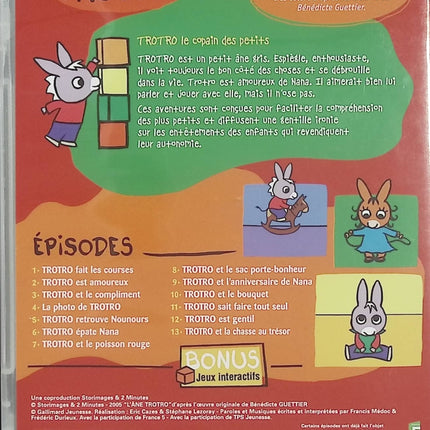 Trotro DVD – Trotro est amoureux – Dessin animé enfant, école, famille, aventures de Trotro – DVD