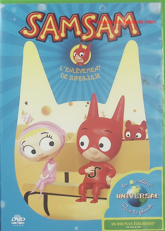 SamSam DVD – L’enlèvement de SuperJulie – Dessin animé enfant, super-héros, aventure, famille – DVD