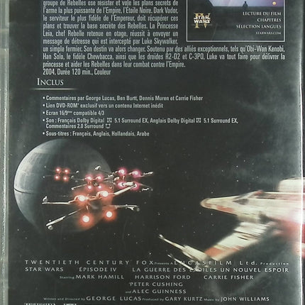 Star Wars - Episode IV - Un nouvel espoir - Luke Skywalker Obi-Wan Kenobi Han Solo - DVD