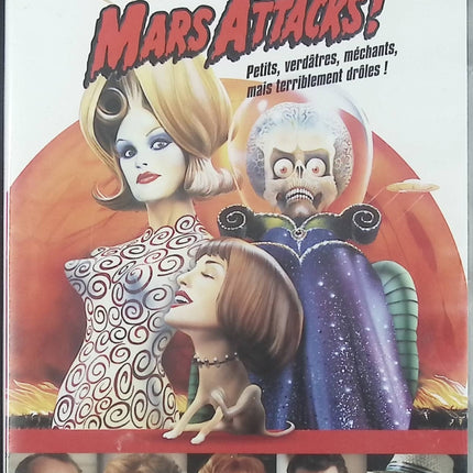 Mars Attacks! - Jack Nicholson, Glenn Close, Michael J. Fox, Pierce Brosnan, Tim Burton - DVD