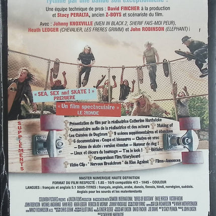 Les Seigneurs de Dogtown – Emile Hirsch – DVD film skate biopic jeunesse culte années 70 - DVD