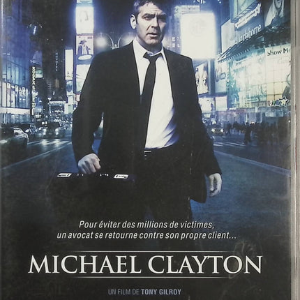 Michael Clayton – George Clooney – DVD thriller judiciaire, corruption, complot industriel et enquête sous tension – DVD