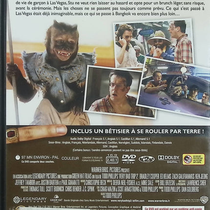 Very Bad Trip 2 – Bradley Cooper, Zach Galifianakis – DVD occasion comédie déjantée culte - DVD