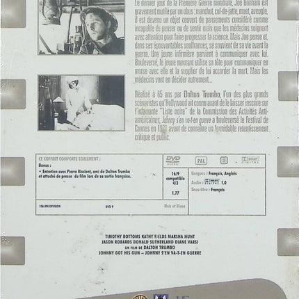 Johnny s’en va-t-en guerre DVD occasion – Timothy Bottoms – film de guerre antimilitariste culte - DVD