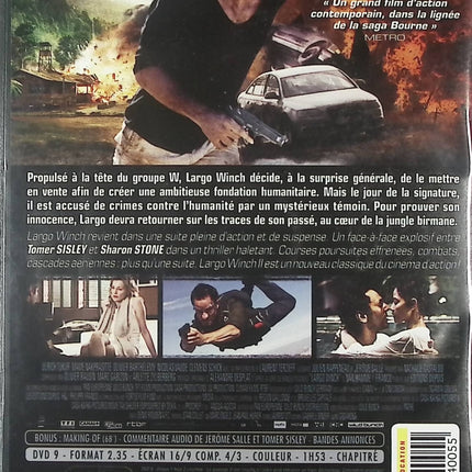 Largo Winch II – Action, Aventure – DVD d’occasion avec Tomer Sisley et Sharon Stone - DVD