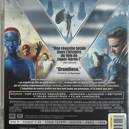 X-Men Days of Future Past DVD occasion – Hugh Jackman – film Marvel culte super-héros mutant - DVD