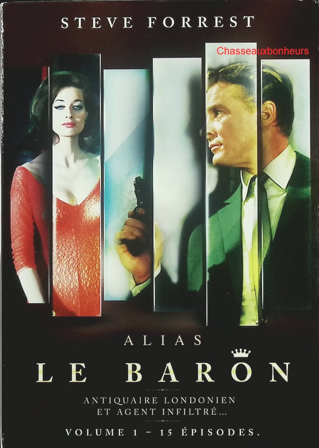 Alias le Baron – Volume 1 – Steve Forrest – DVD série espionnage 15 épisodes culte - DVD