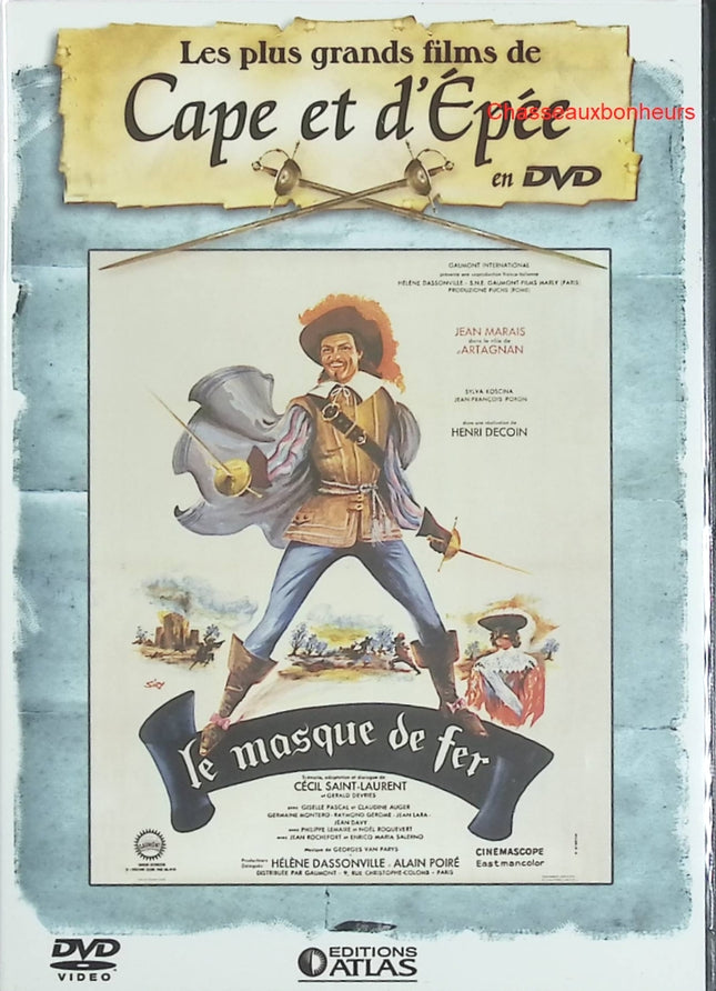 Le Masque de Fer – Jean Marais – DVD film de cape et d’épée aventure historique culte - DVD
