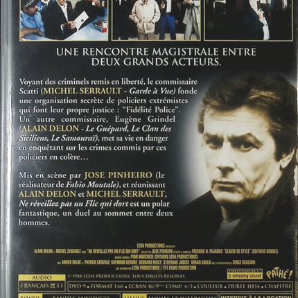 Ne réveillez pas un flic qui dort – DVD Polar avec Alain Delon et Michel Serrault - DVD