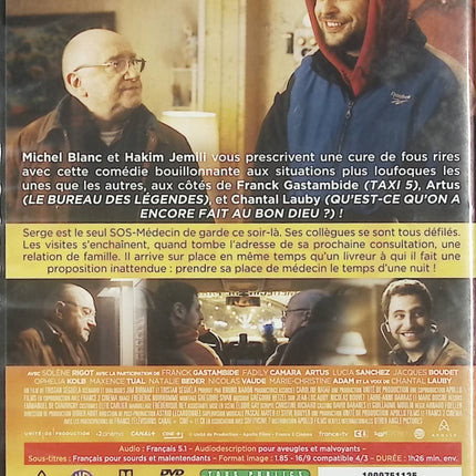 Docteur ? DVD d’occasion – comédie française Noël médecin Uber Eats Michel Blanc Hakim Jemili - DVD