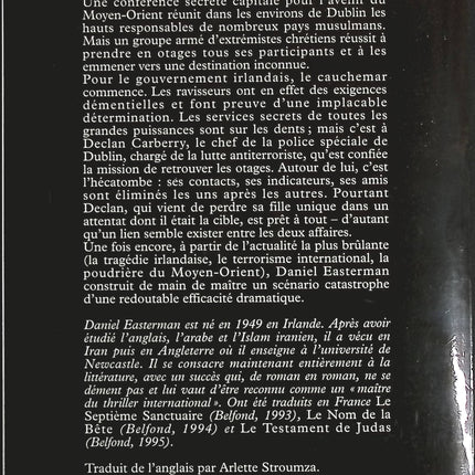 La Nuit de l'apocalypse - Daniel Easterman - livre