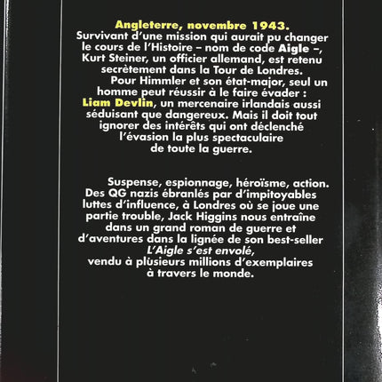 L'aigle a disparu - Jack Higgins - livre