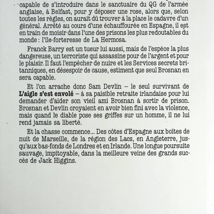 Les griffes du diable - Jack Higgins - livre