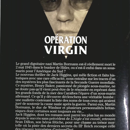 Opération Virgin - Jack Higgins - livre