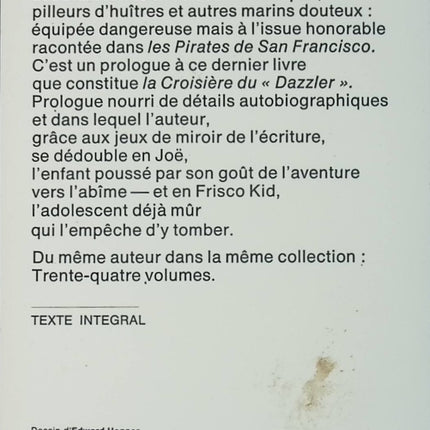 La croisière du ''Dazzler'' - Jack London - Livre