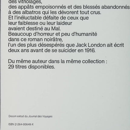 Les Mutinés de l'Elseneur - Jack London - Livre