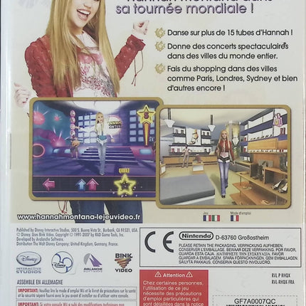 Hannah Montana En tournée mondiale - Nintendo Wii - Jeux vidéo