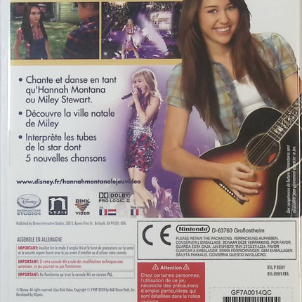 Hannah Montana Le jeu officiel du film - Nintendo Wii - Jeux vidéo