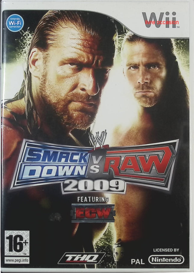 WWE SmackDown vs Raw 2009 - Nintendo Wii - Jeux vidéo