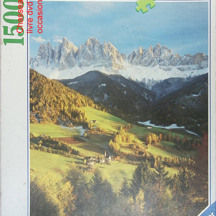 Puzzle 1500 pièces Ravensburger Automne à Saint Magdalena – paysage montagne automnal occasion adulte - jeu de société Puzzle