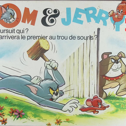 Tom et Jerry jeu de société MB – qui poursuit qui jeu familial enfant course et poursuite occasion - jeu de société