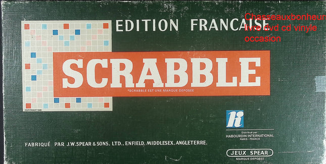 Scrabble jeu de société classique Spear – jeu de lettres familial et éducatif occasion - jeu de société