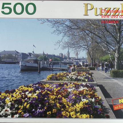 Puzzle 1500 pièces Zürich – puzzle ville suisse panorama urbain occasion adulte - jeu de société Puzzle