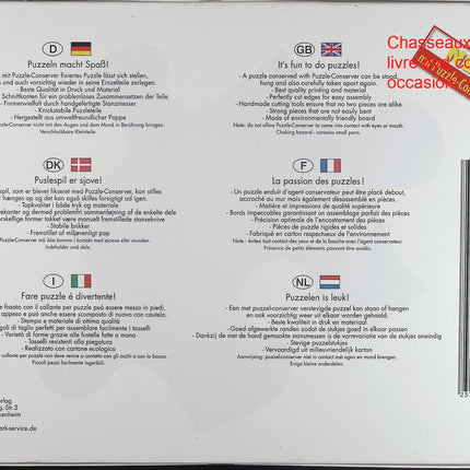 Puzzle 1500 pièces Zürich – puzzle ville suisse panorama urbain occasion adulte - jeu de société Puzzle