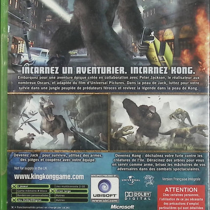 Peter Jackson’s King Kong – Jeu vidéo Xbox – Action / Aventure – Survie – Ubisoft – XBOX - Jeux vidéo