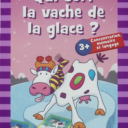 Jeu de société Qui sort la vache de la glace Schmidt jeu enfant mémoire logique dès 3 ans 2 à 4 joueurs - jeu de société