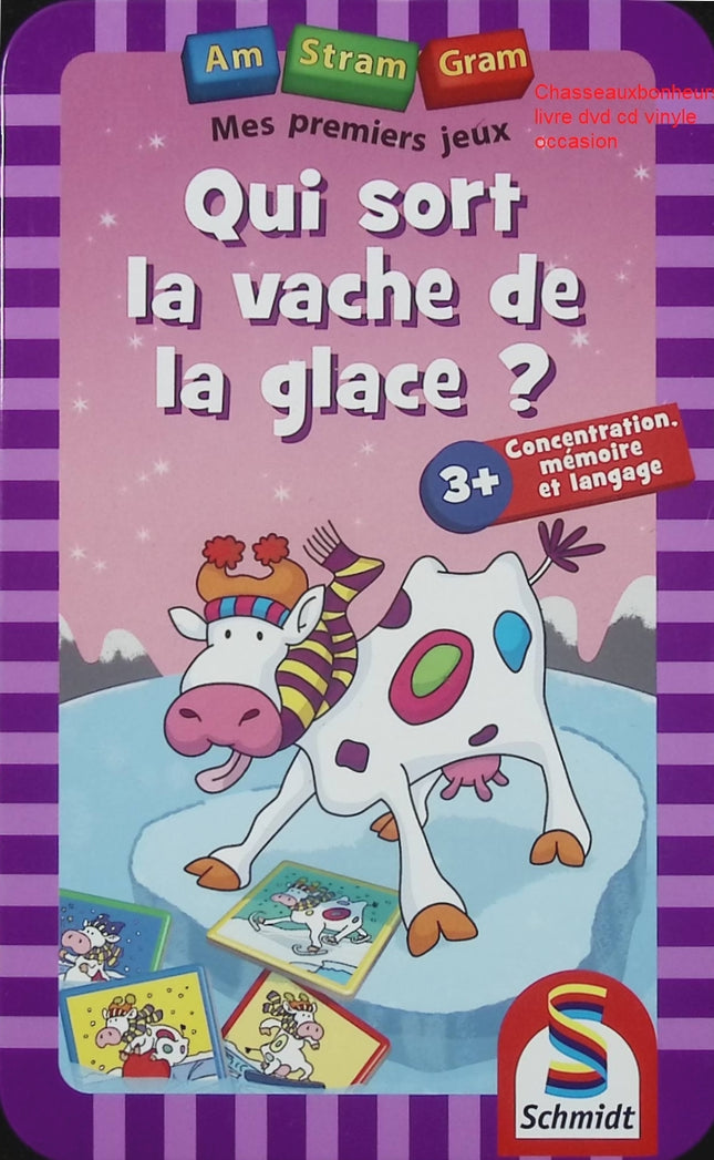 Jeu de société Qui sort la vache de la glace Schmidt jeu enfant mémoire logique dès 3 ans 2 à 4 joueurs - jeu de société