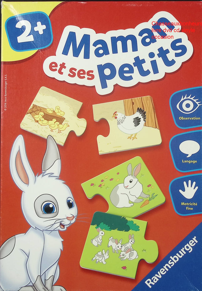 Jeu de société enfant Maman et ses petits Ravensburger jeu d’association mémoire dès 3 ans éducatif famille - jeu de société