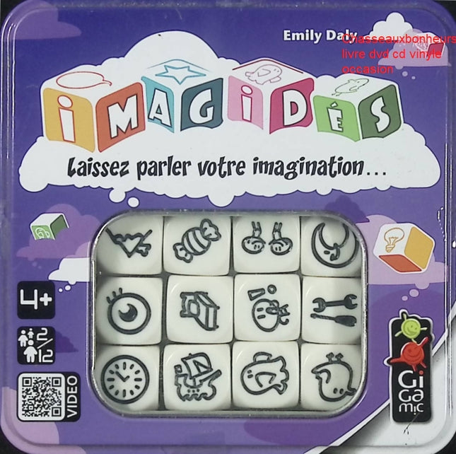 Jeu de société Imagidés Asmodee jeu de dés histoire imagination famille enfants dès 6 ans 1 à 10 joueurs - jeu de société