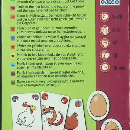 Jeu de stratégie enfant Piou Piou Djeco jeu de cartes famille dès 5 ans rapide 2 à 5 joueurs - jeu de société