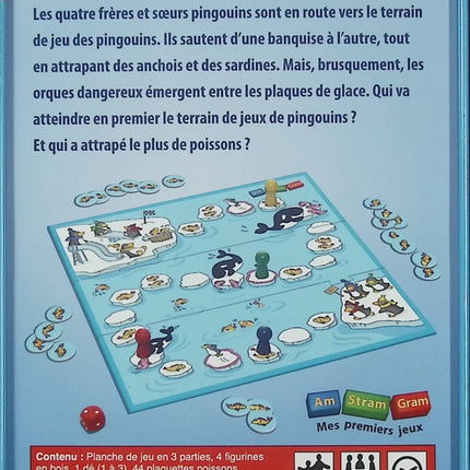 Jeu de société File Pingouin Schmidt jeu enfant logique adresse équilibre dès 5 ans famille 2 à 6 joueurs - jeu de société