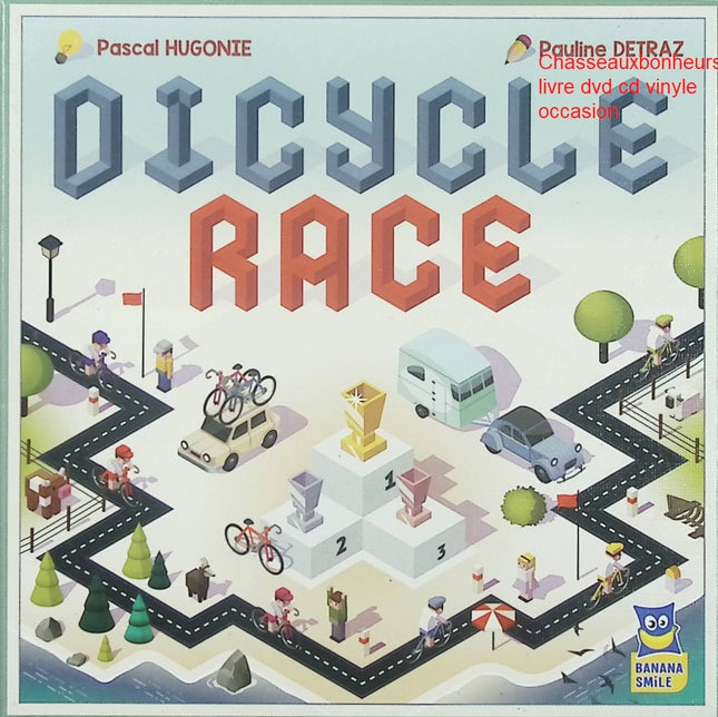 Jeu de société Dicycle Race jeu de course stratégie rapidité famille enfants dès 8 ans 2 à 6 joueurs - jeu de société