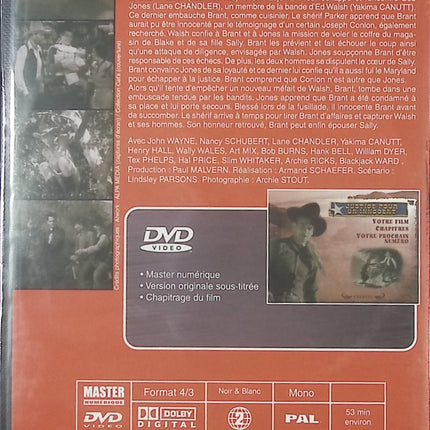 Justice pour un innocent DVD – Western classique avec John Wayne - DVD