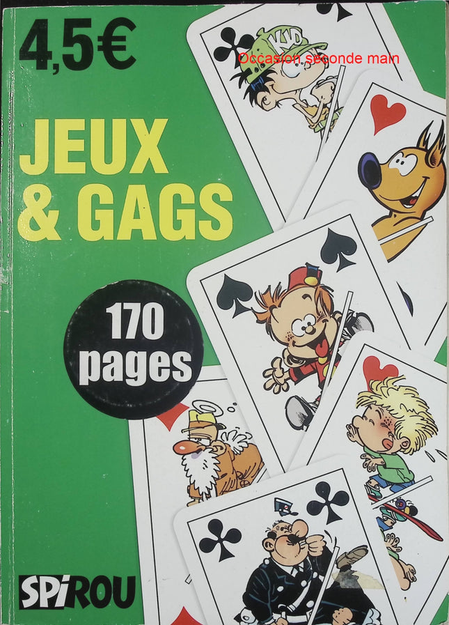 Jeux & Gags Spirou - Édition 2001 - Collectif - Magazine BD jeunesse d'occasion - Livre BD