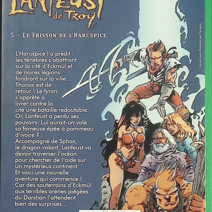 Lanfeust de Troy - Tome 5 : Le Frisson de l'Haruspice - Christophe Arleston, Didier Tarquin - Bibliothèque Verte - Roman jeunesse d'occasion - Livre