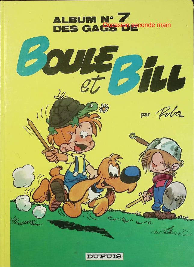 Boule & Bill - Tome 7 : 60 Gags de Boule et Bill - Jean Roba - Bande dessinée jeunesse d'occasion - Livre BD